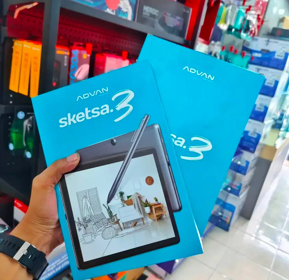 ADVAN SKETSA 3 6/128GB NEW SEGEL GARANSI RESMI TERMURAH