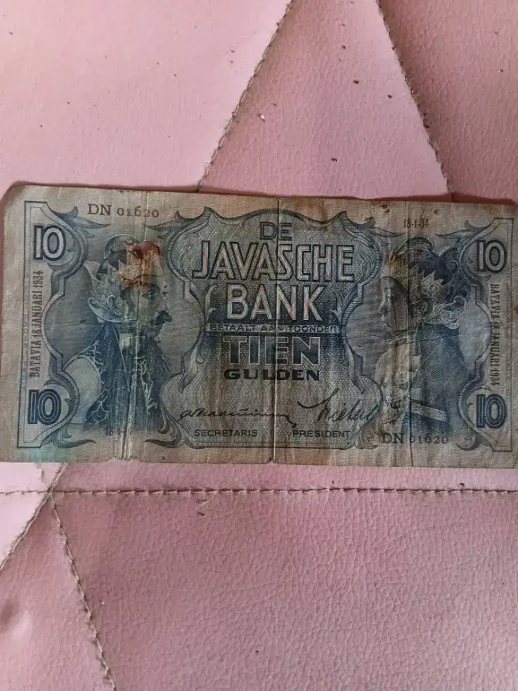 Uang kuno th 1934 javasche bank