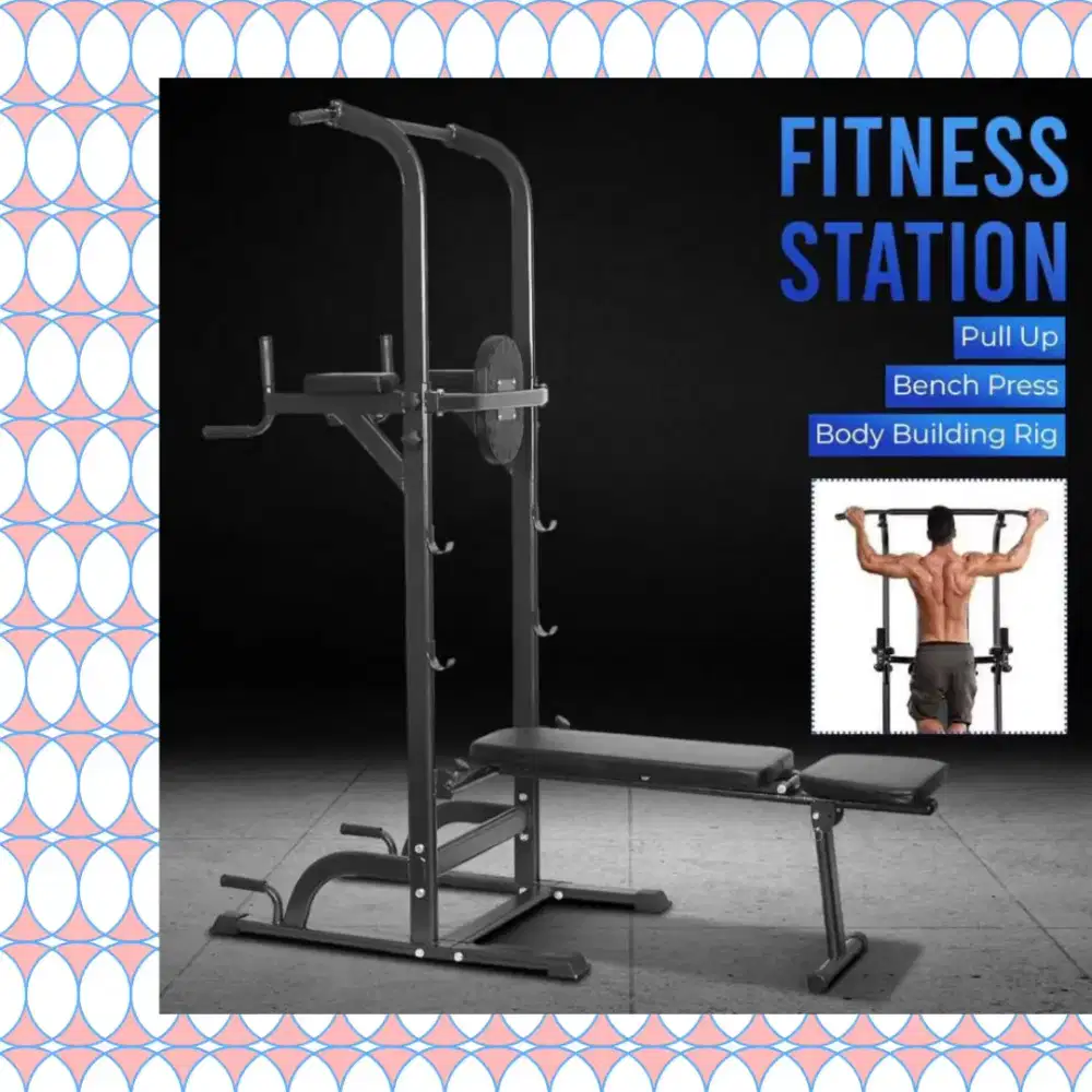 Pull up benchpress alat fitnes kebugaran YDB-572