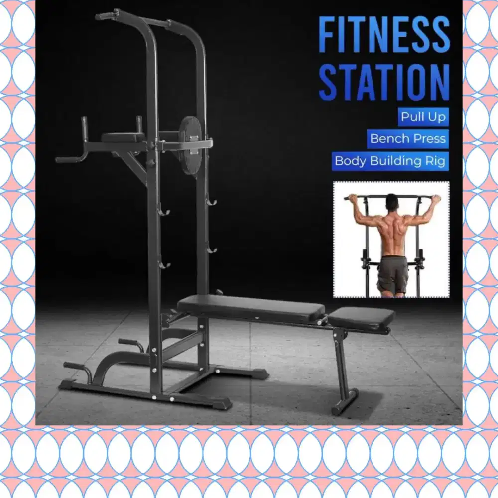 Pull up benchpress alat fitnes kebugaran YDB-572