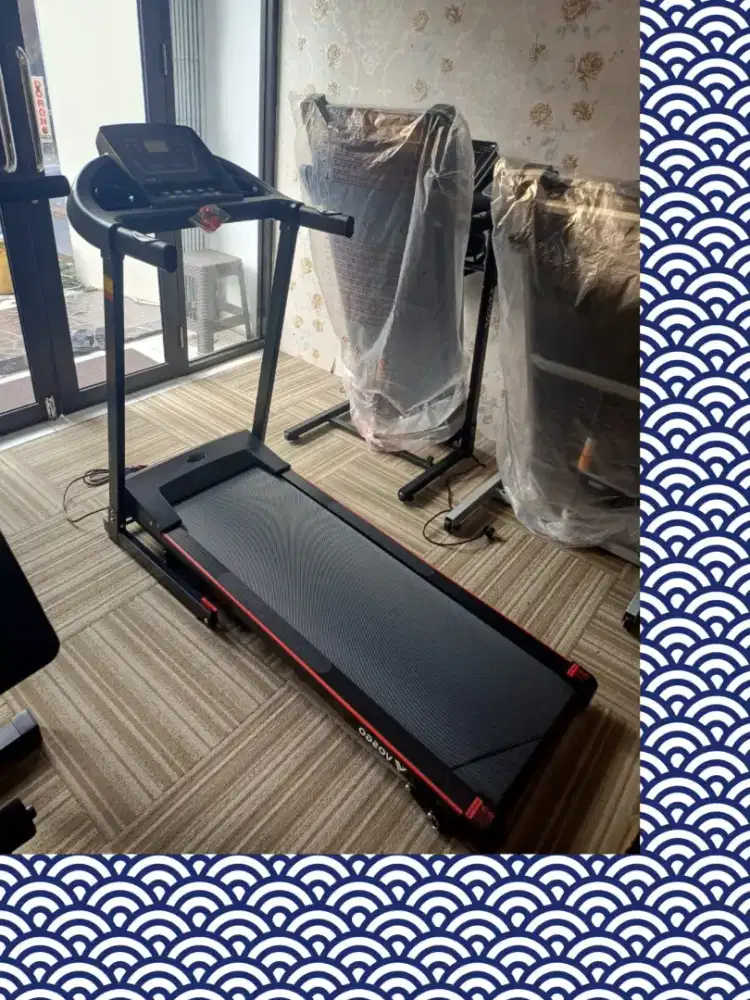 Treadmill elektrik New Mecca alat olahraga SRH-185