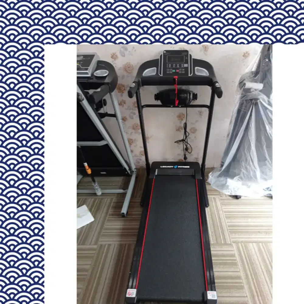 Treadmill elektrik New Falcon alat kebugaran CBD-382