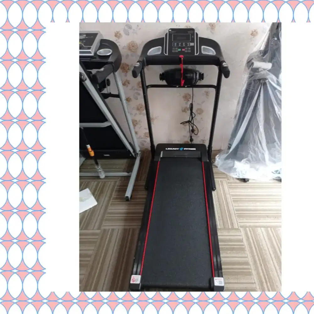 Treadmill elektrik New Falcon alat kebugaran CBD-382
