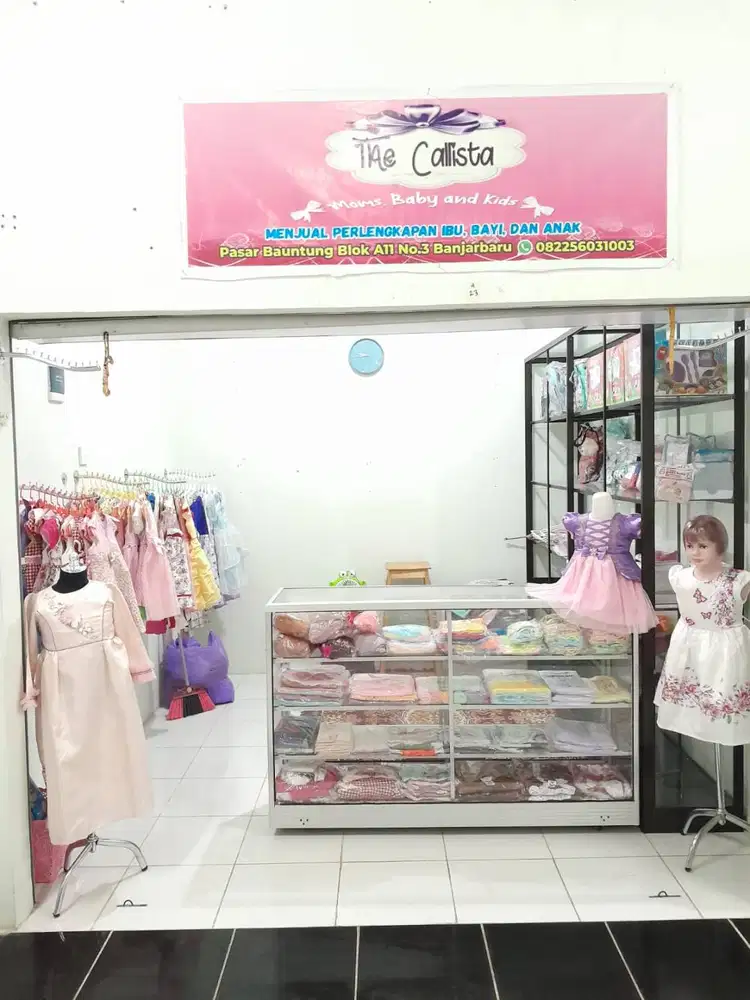 Dijual Cepat! Toko Siap Pakai di Pasar Bauntung Banjarbaru