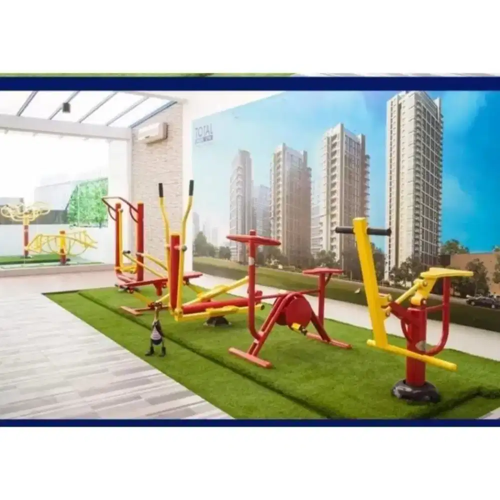 alat fitnes outdoor taman alat fitness out door