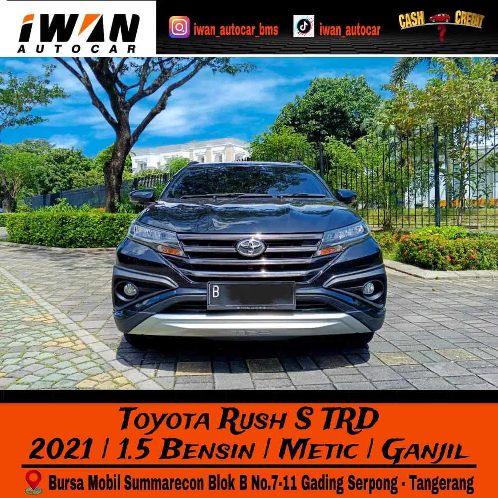 TOYOTA RUSH S GR 1.5 MATIC 2021