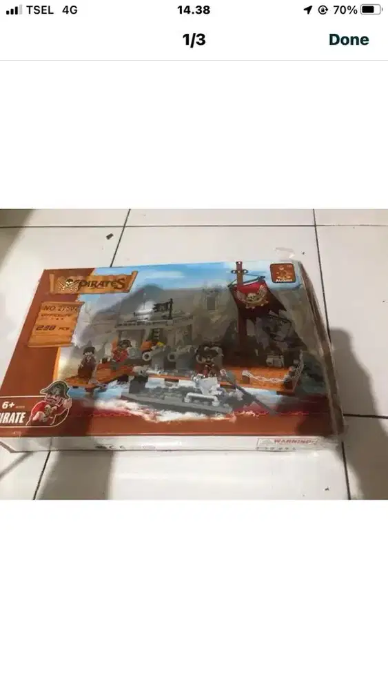 pirates masih lengkap  238 pcs