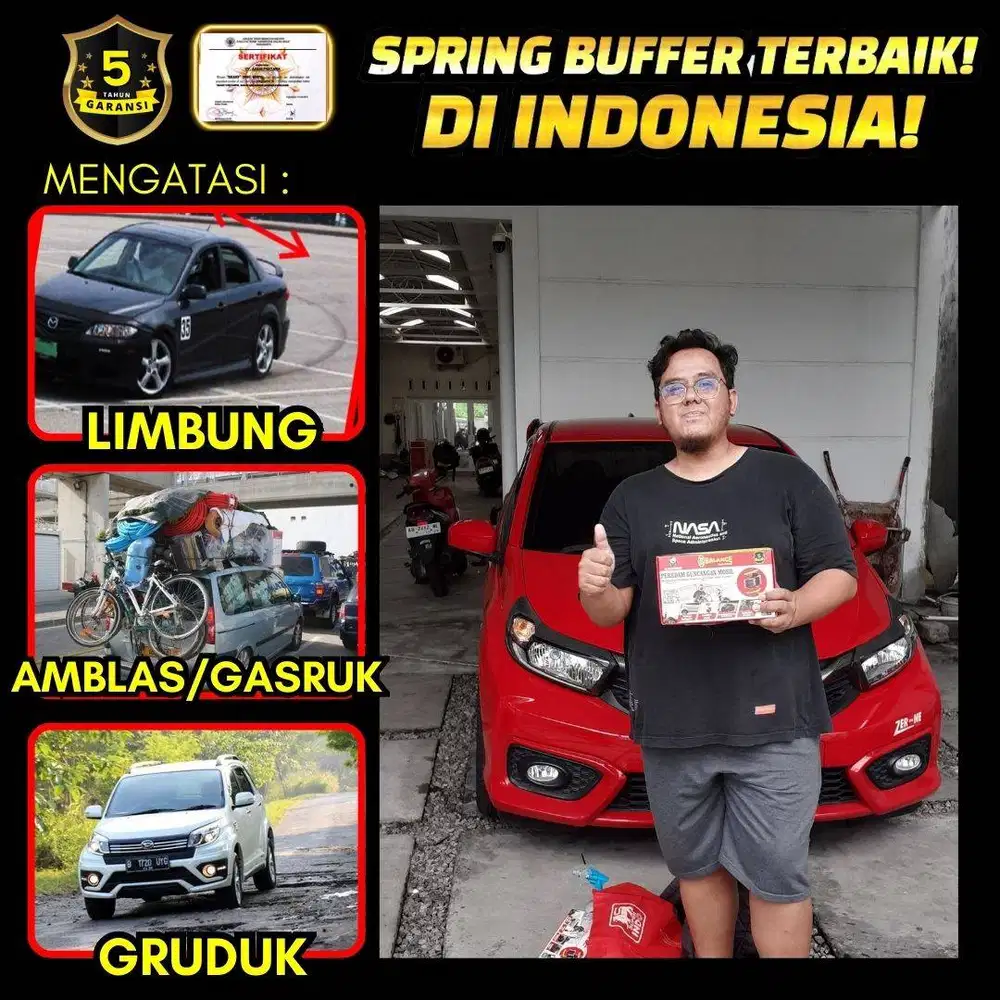 ANTI LIMBUNG di kecepatan tinggi! Mobil btuh BALANCE peredam Guncangan