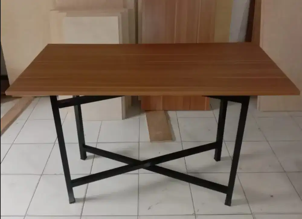 Meja lipat meja makan meja usaha meja cafe meja portable