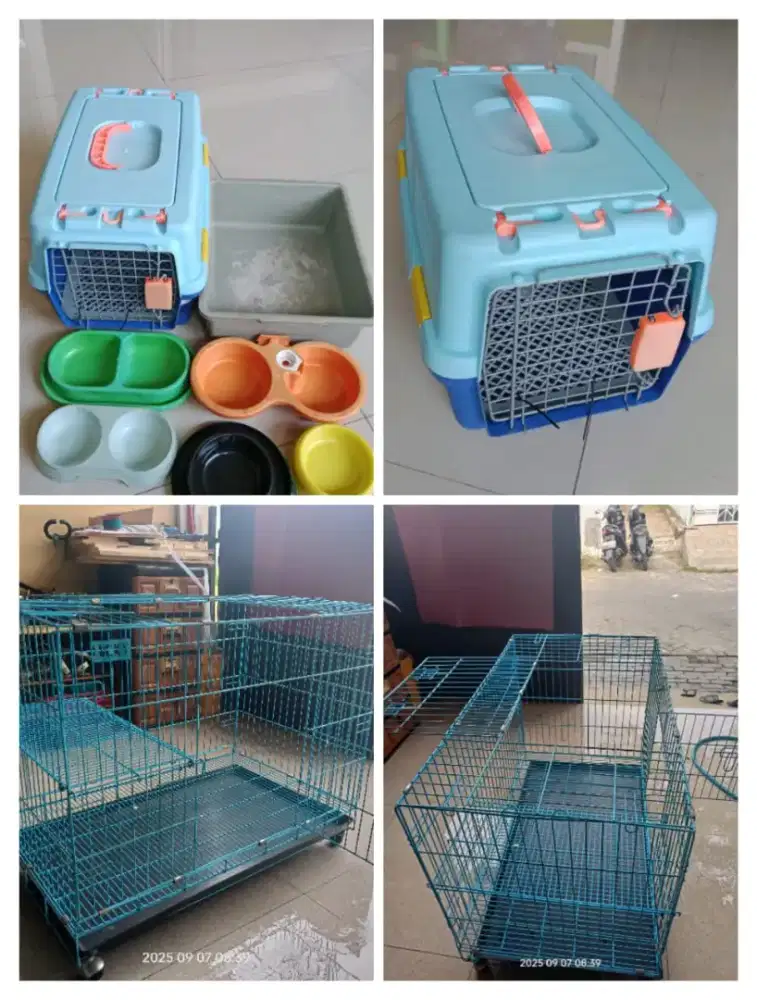 Kandang Besi dan Box Kucing