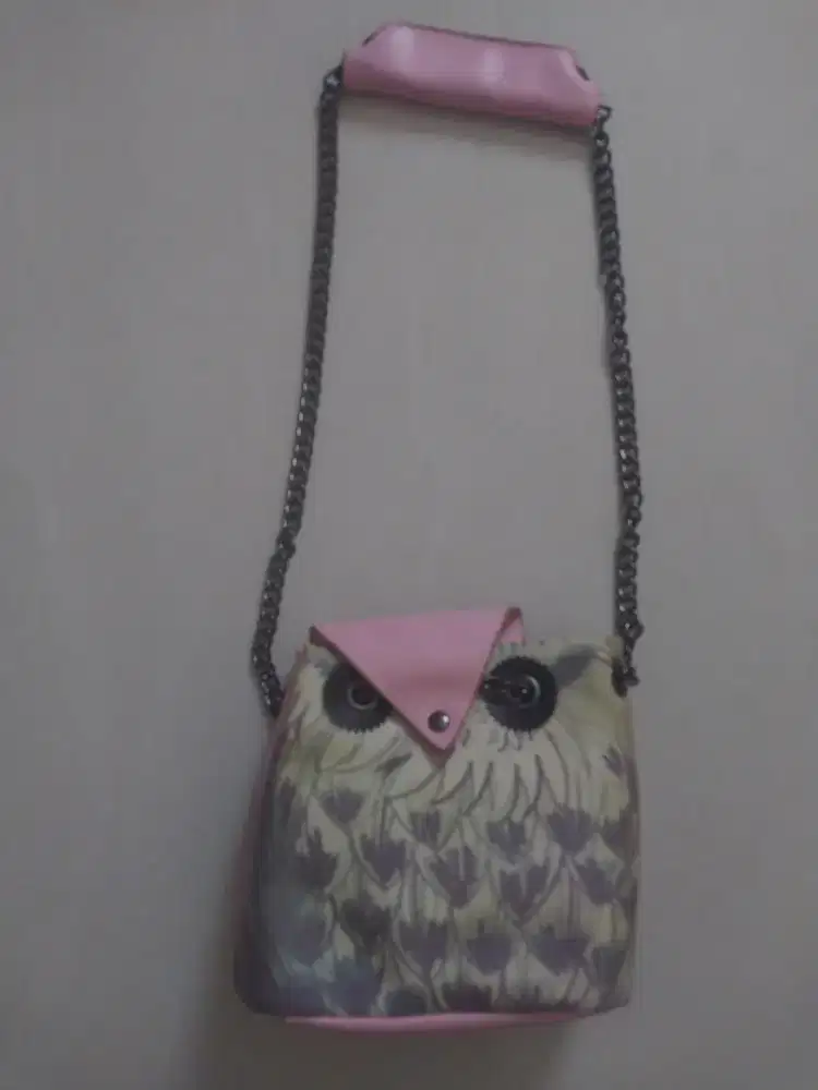 Tas Selempang motif owl