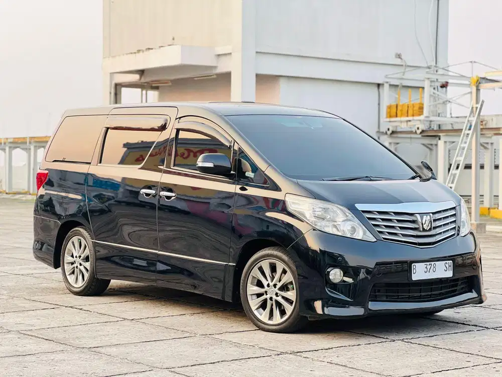 ALPHARD S 2.4AT CBU JAPAN, HITAM, KM 100rban.