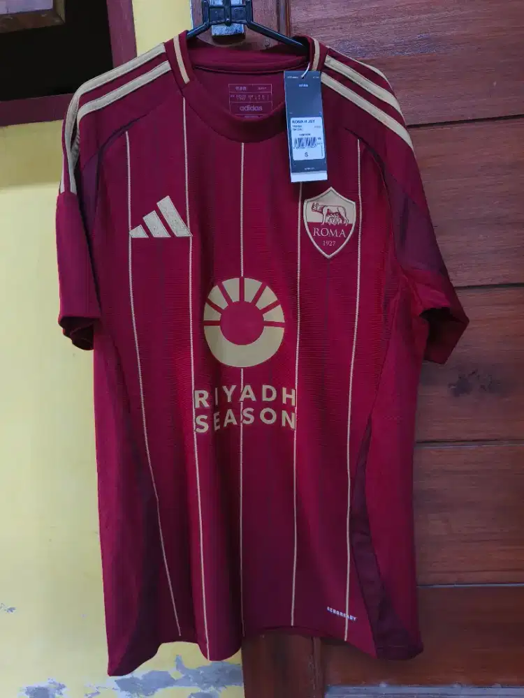 Adidas Football Jersey AS Roma Home 24/25 Baju Bola Original Used