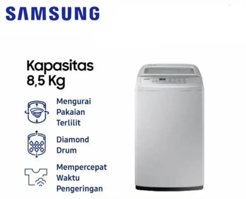 Jual Cepat Murah Mesin Cuci Top Loading Samsung 8.5kg
