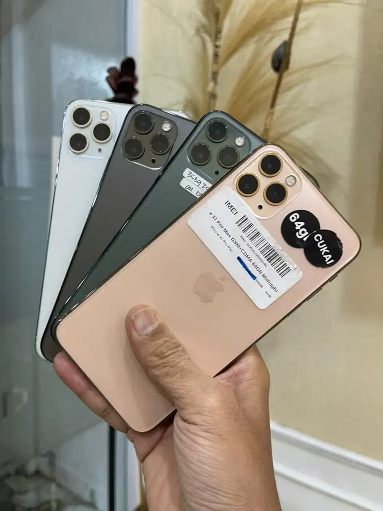Iphone 11 promax 256gb imei permanen terdaftar bea cukai