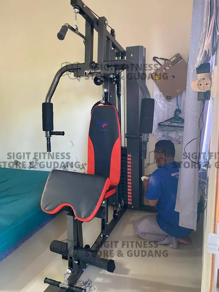 Homegym 150lbs paling komplit HOME GYM TOTAL TL HG 009