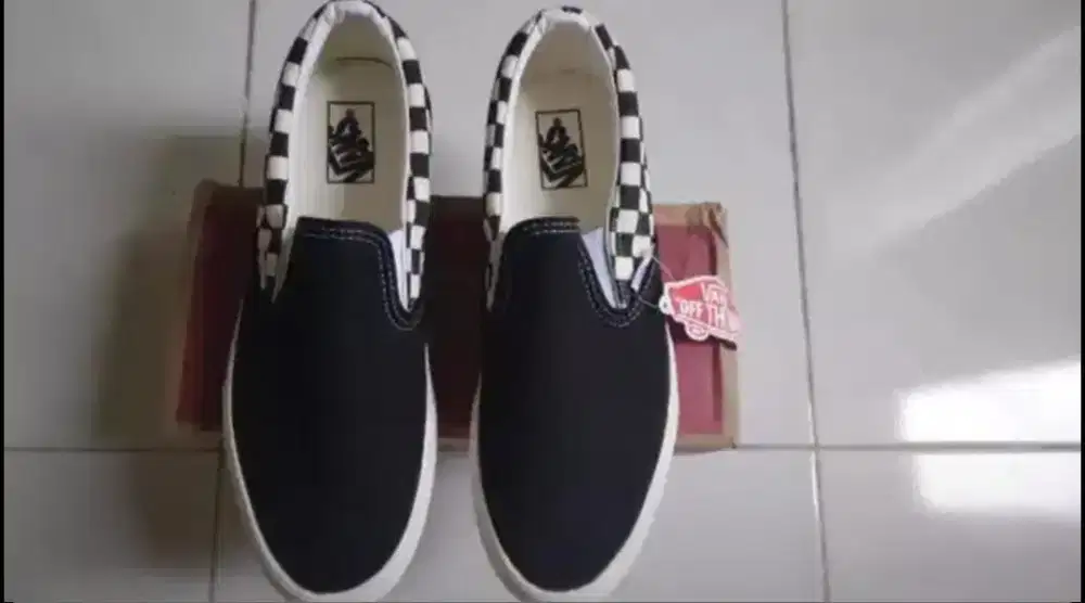 Vans Classic Slip - On Sidewall Checkerboard Classic
