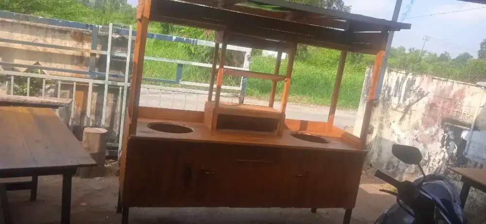 Gerobak bakso,gerobak model,gerobak sate dll bebaas customn