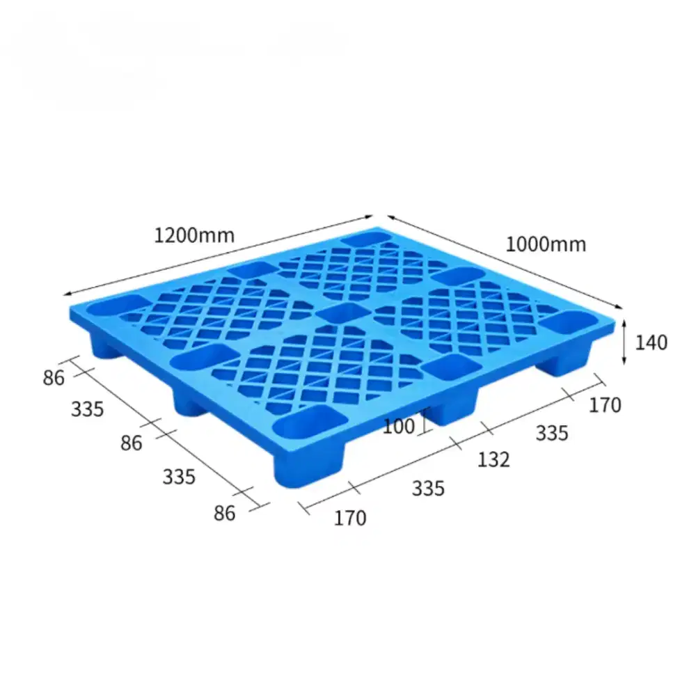 Palet plastik 120x100x14cm 9 kaki || pallet plastic second