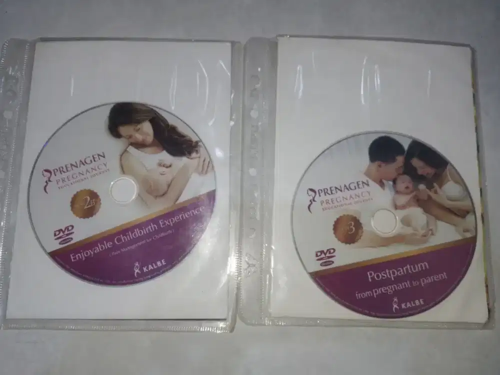 Koleksi dvd edukasi kehamilan asli dari prenagen,2pcs,kondisi ok,nego