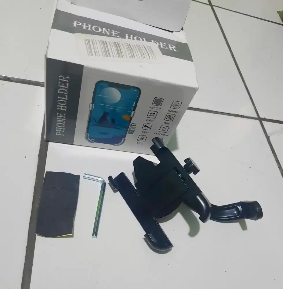 Holder hp motor spion (kondisi baru)