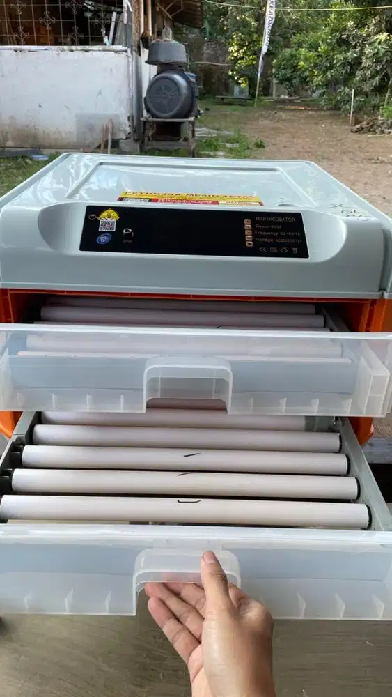 INCUBATOR MESIN TETAS KAPASITAS 128 FULL OTOMATIS