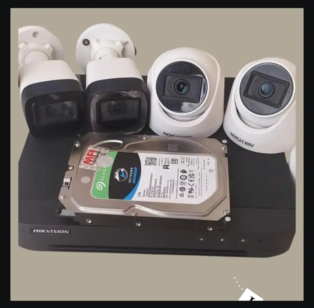 Cctv hikvision hilook pemasangan baru garansi