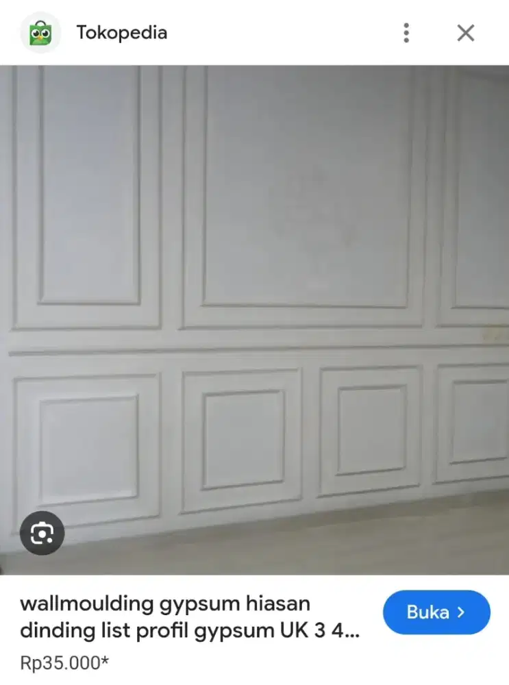 Pemasangan renovasi plafon gypsum pvc partisi canopy wallmolding murah