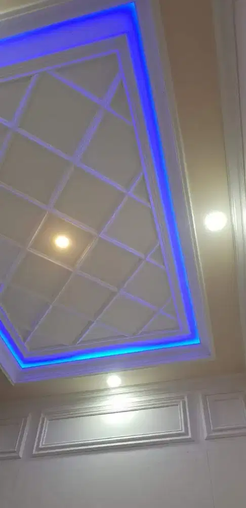 Tukang specialis baja ringan pasang plafon gypsum pvc partisi canopy