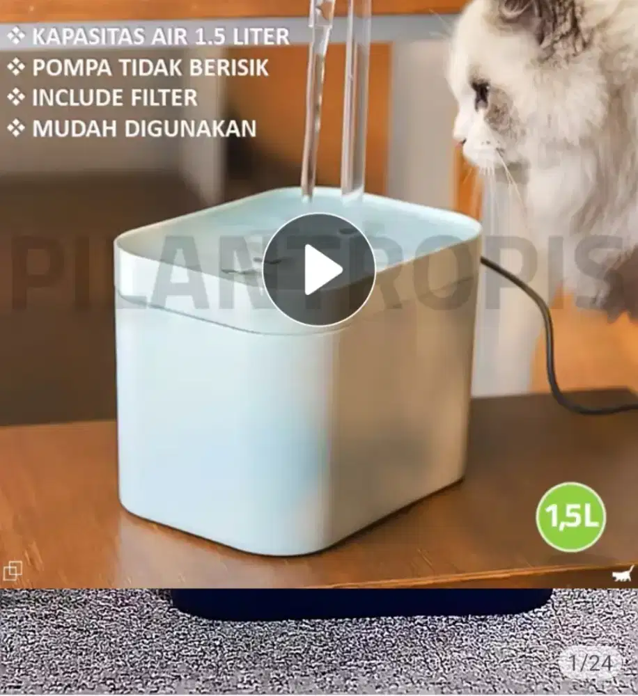 Water fountain / Tempat Minum kucing