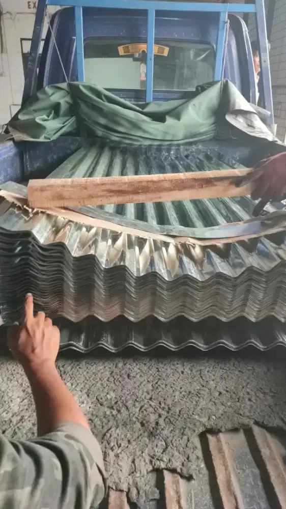 Seng Bekas dan Rijek Produksi 80x180