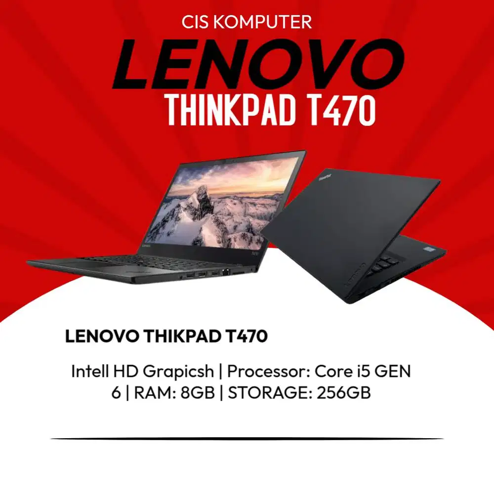 JUAL LAPTOP LENOVO IDEAPAD T470
