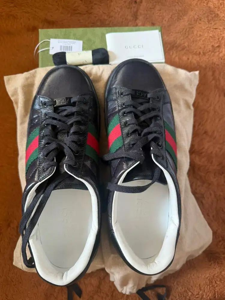 Sepatu Gucci Ace GG Crystal