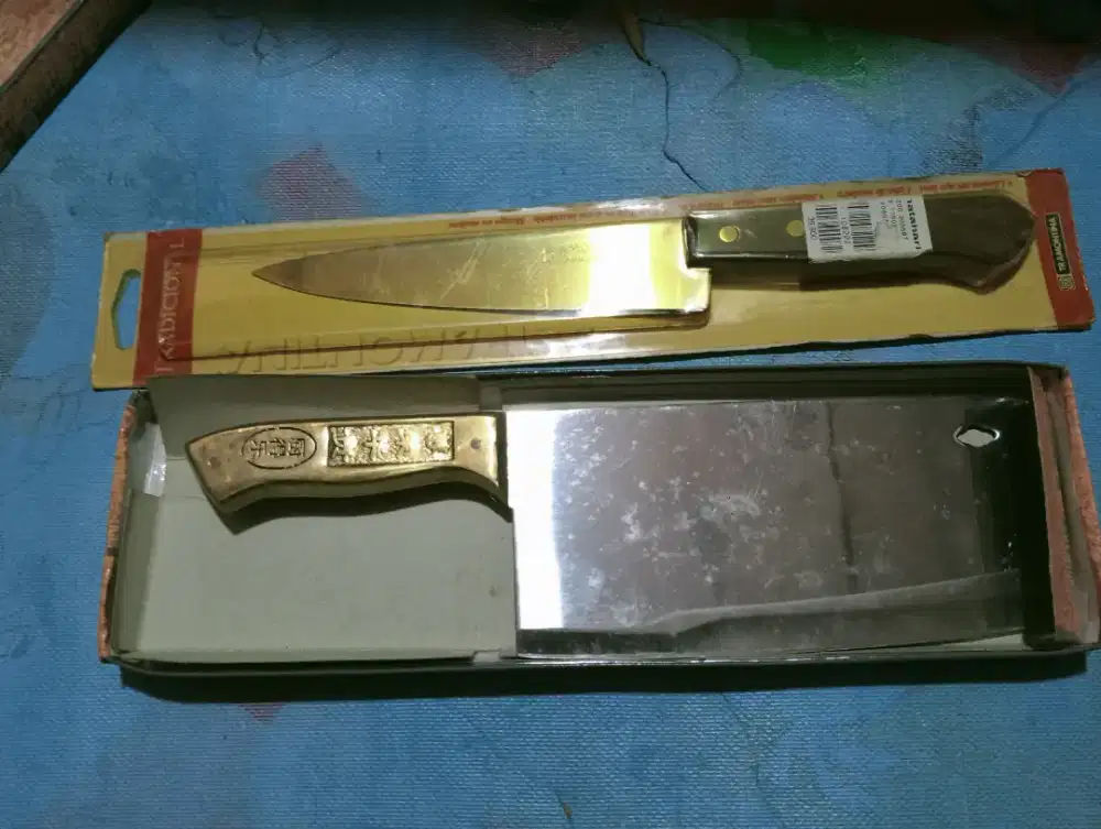 Pisau dapur dan golok daging cingcang