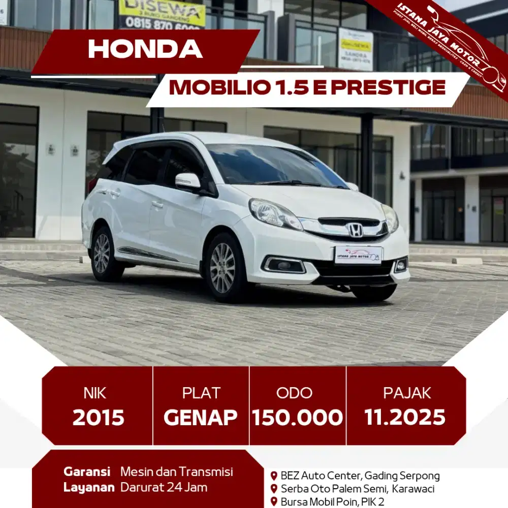 HONDA MOBILIO 1.5 E PRESTIGE AT 2015