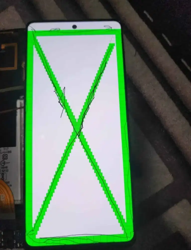 LCD samsung Note 10 lite original copotan mulus normal