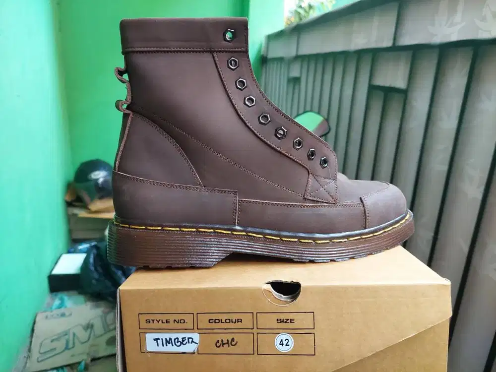Sepatu Boots Kulit Asli Casual Semi-formal