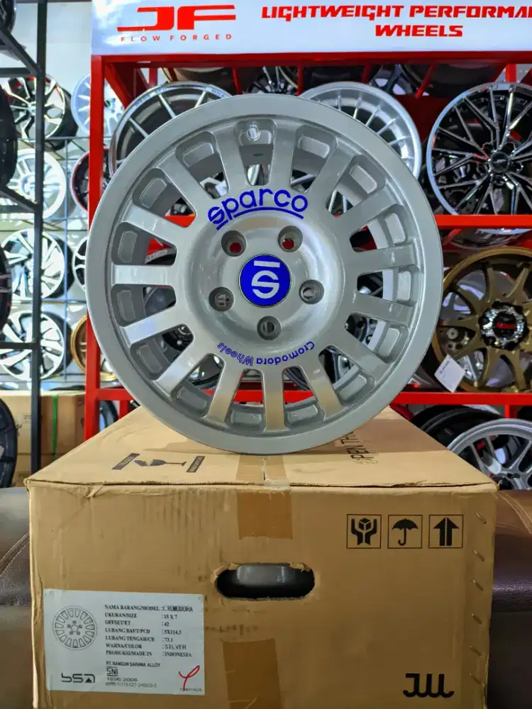 Velg Sparco cromodora R15 5x114 lbr7 et42