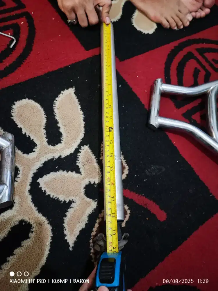 seatpost seat post tiang sadel tiang sepeda lipat mtb 33.9 alumunium