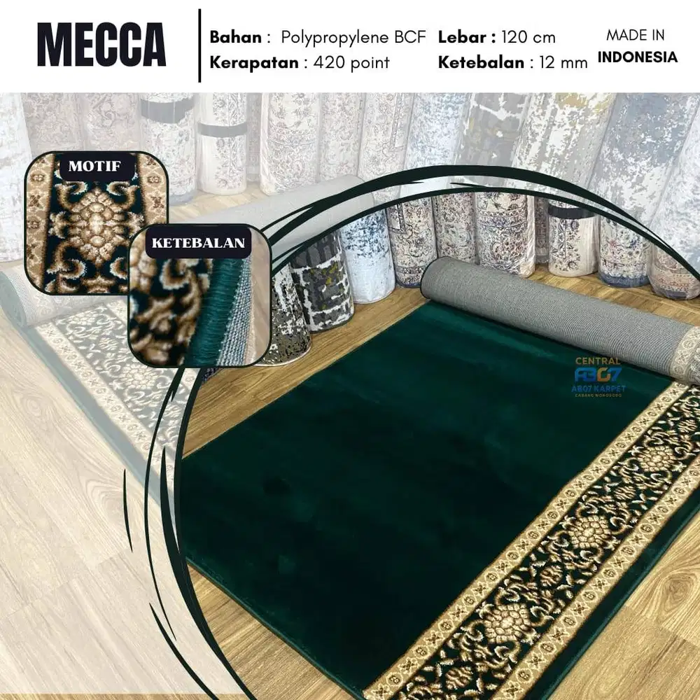 Karpet Masjid Meteran Berkualitas / Mecca