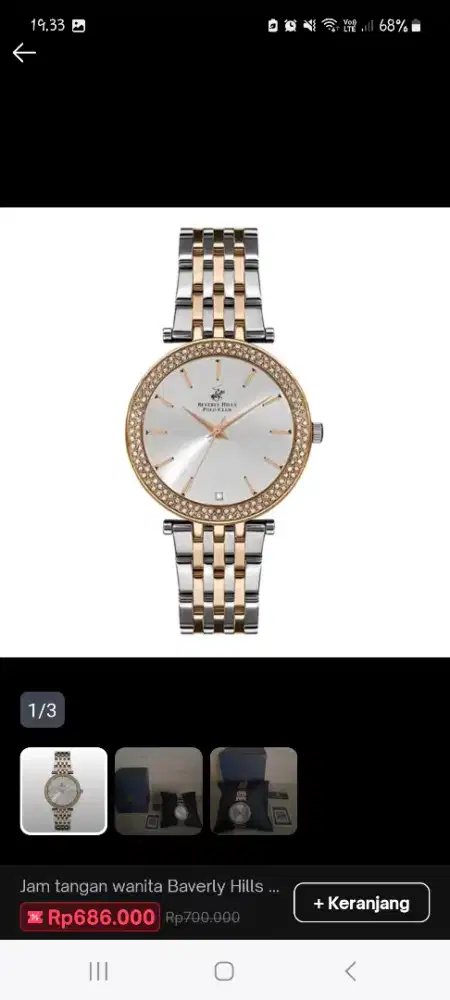 Jam Tangan Baverly Hills Polo Club Original