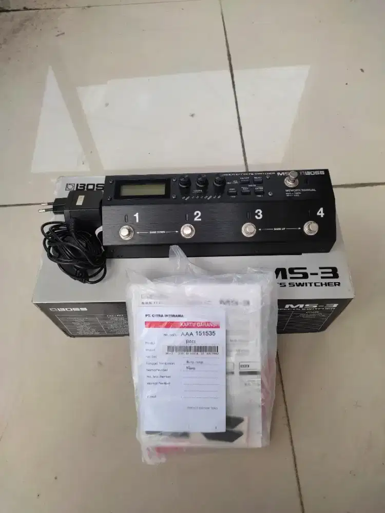 BOSS MS-3 MULTI EFEK GITAR BASS