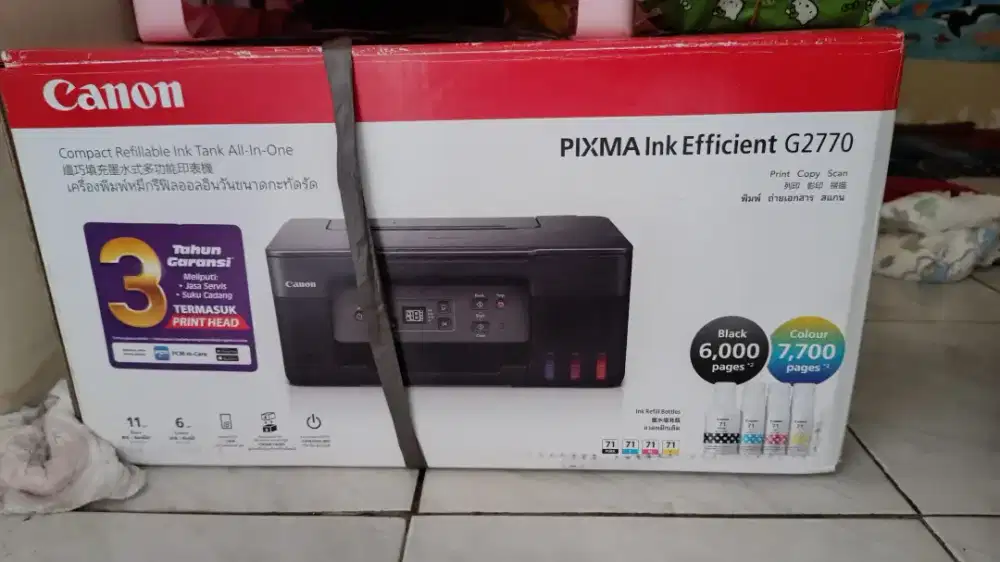 Printer Canon PIXMA G2770 G 2770 Print Scan Copy Resmi
