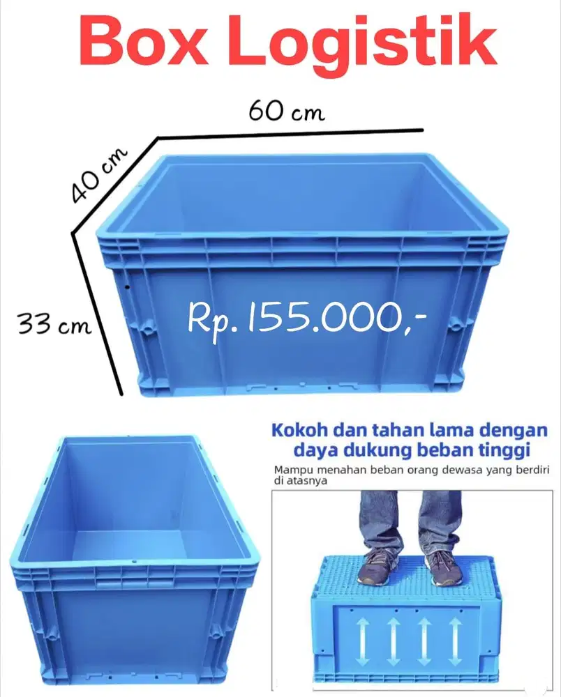 Keranjang plastik Pallet plastik palet plastik