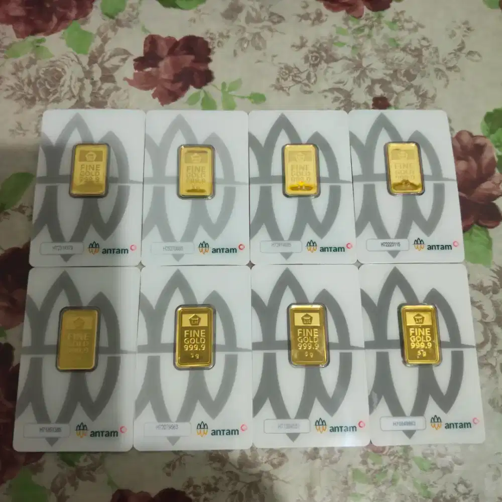 Jual Logam Mulia Emas Antam pecahan 5 gram th 2022