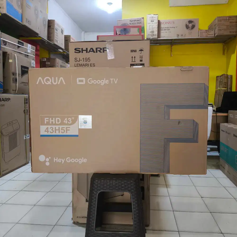 AQUA GOOGLE TV 43INCH PROMO TERBATAS BISA KREDIT TANPA DP