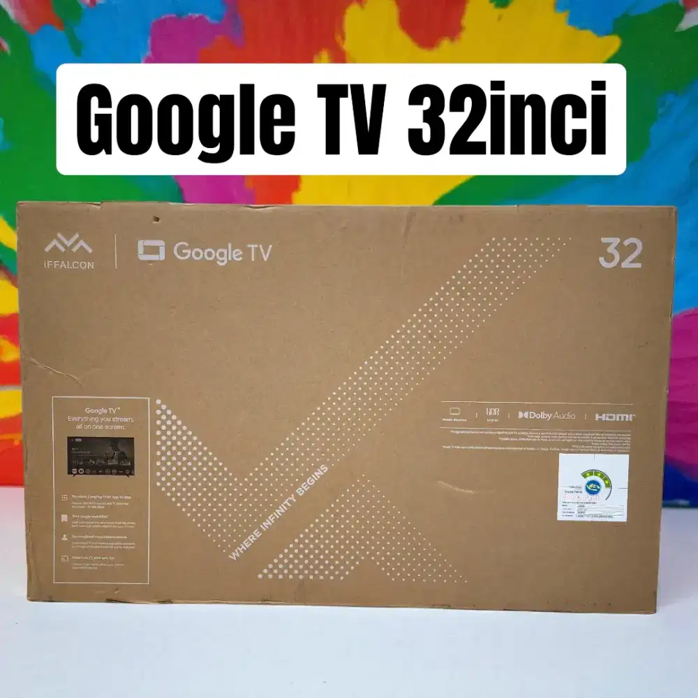 TV Google merk iFFALCON dari TCL - 32 inci masih hanyar