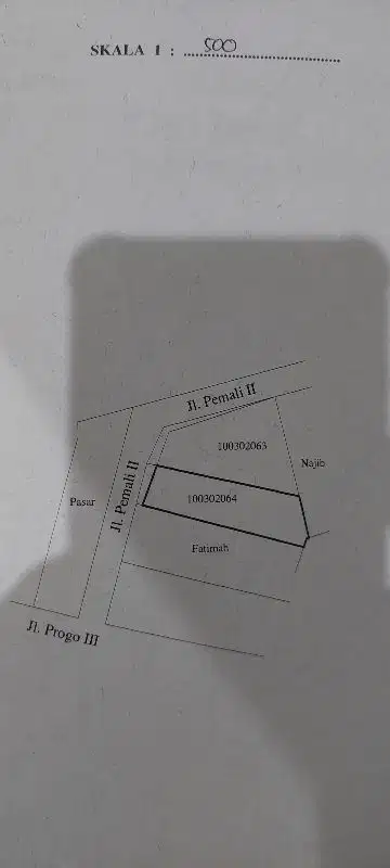 tanah untuk hunian  tengah kota