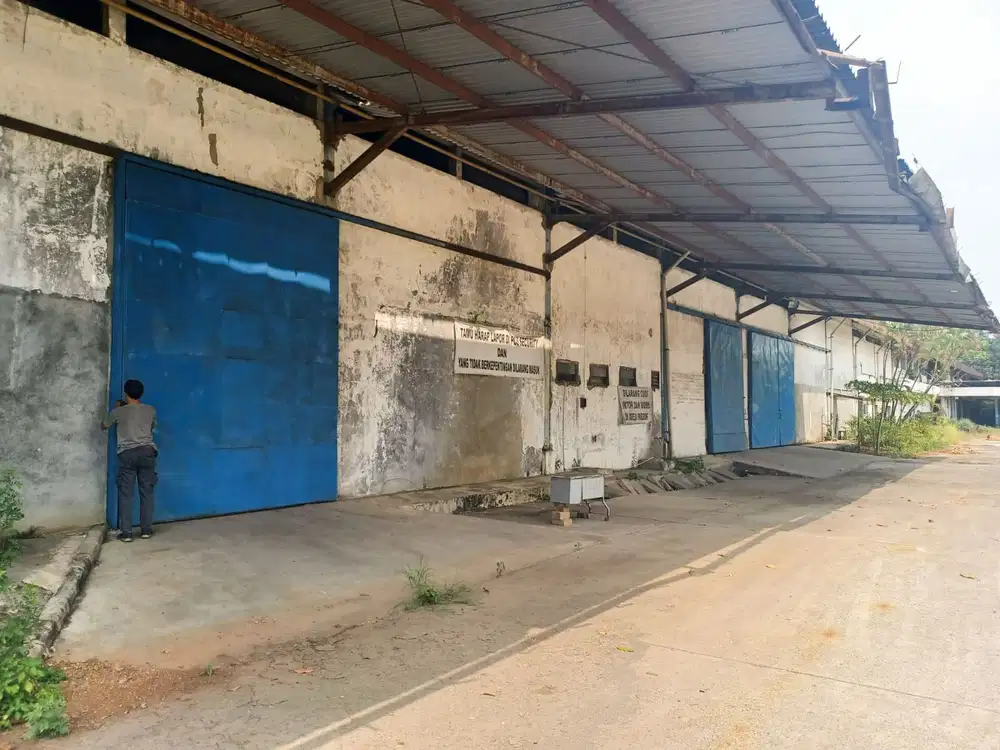 Sewa Gudang 1ha Kawasan Industri MM2100 Cibitung Jalan Lebar Strategis