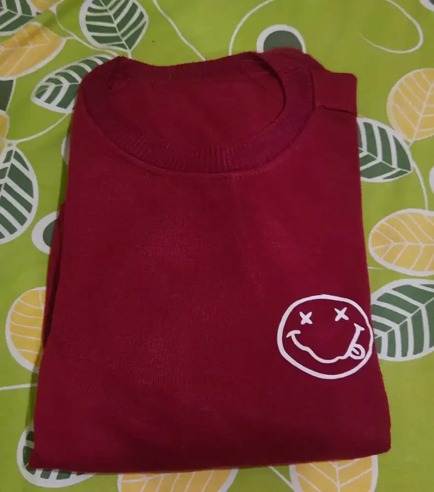 Jaket Sweater Merah Maroon